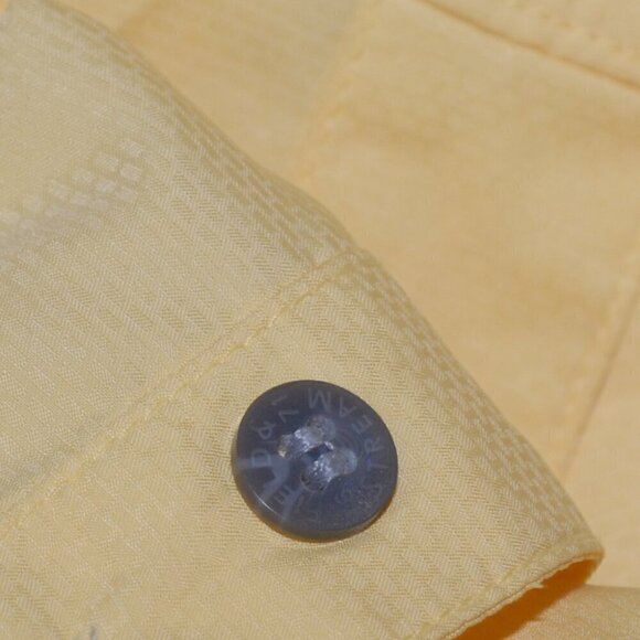 Vented Mesh Back Breathable Utility Boating Shirt Fishing Yellow Field & Stream - Picture 7 of 7